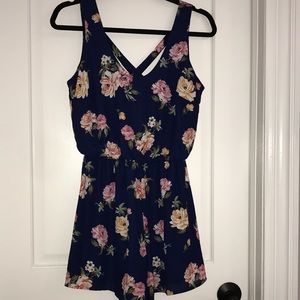 Lush floral romper